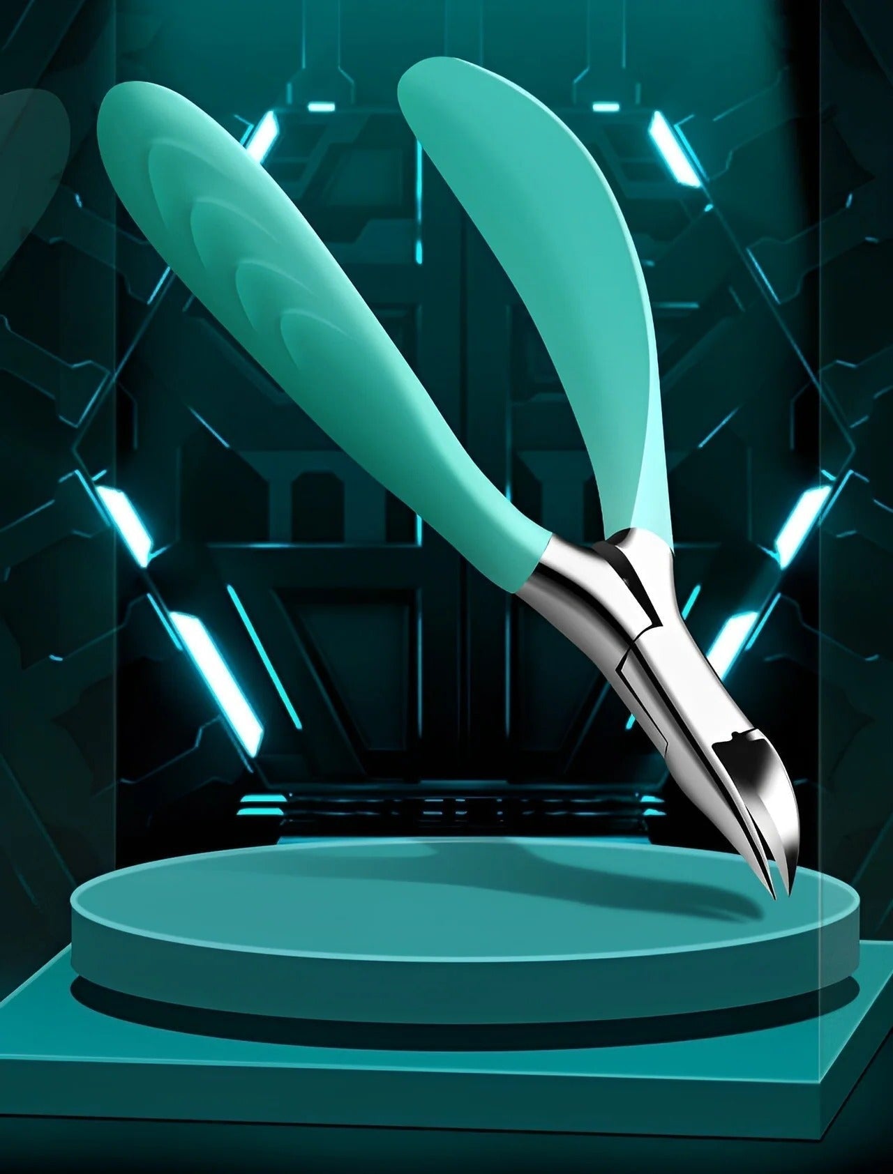 Curved Precision Toenail Clipper for Thick Nails