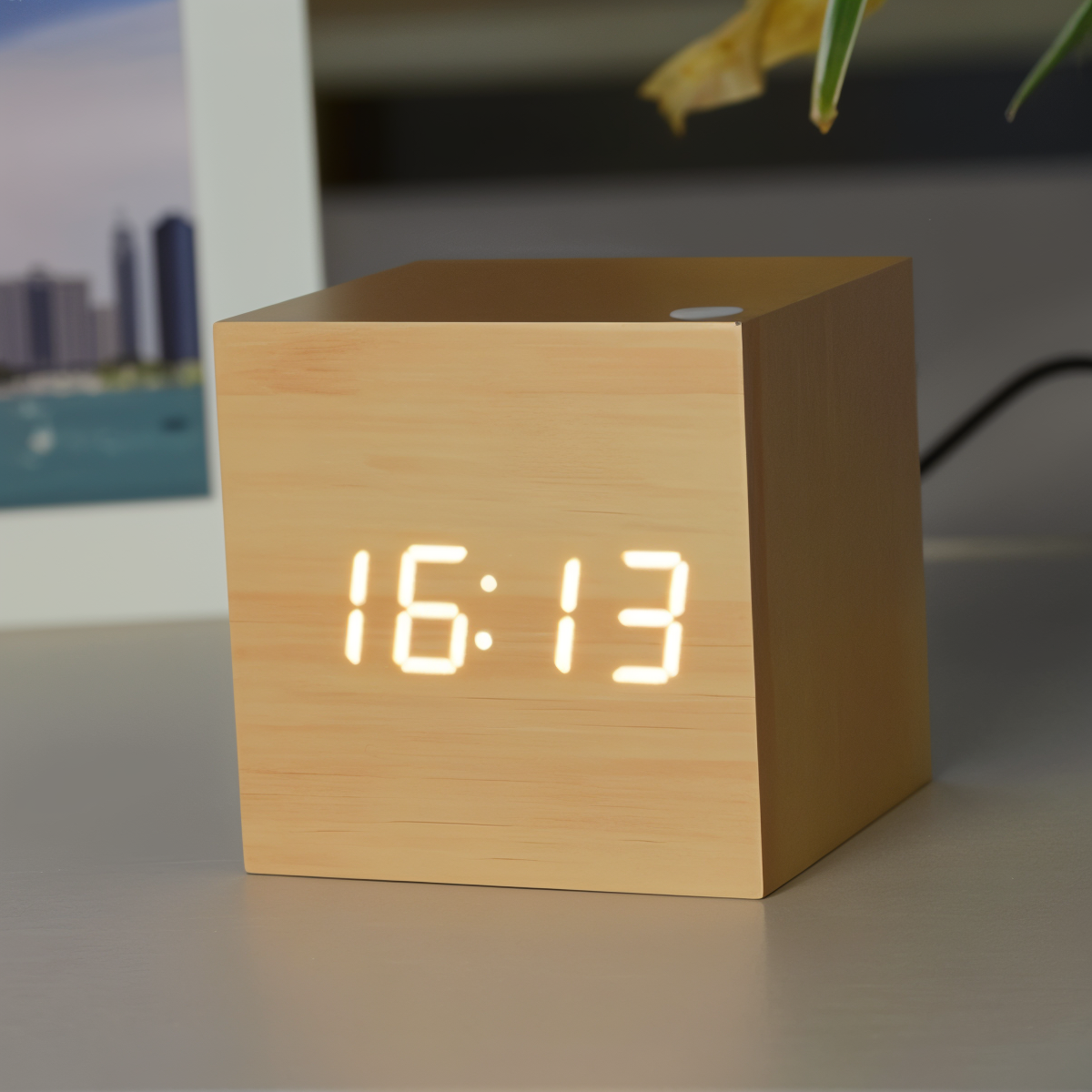 Digital LED Alarm Clock with Clear Display and Smart Features