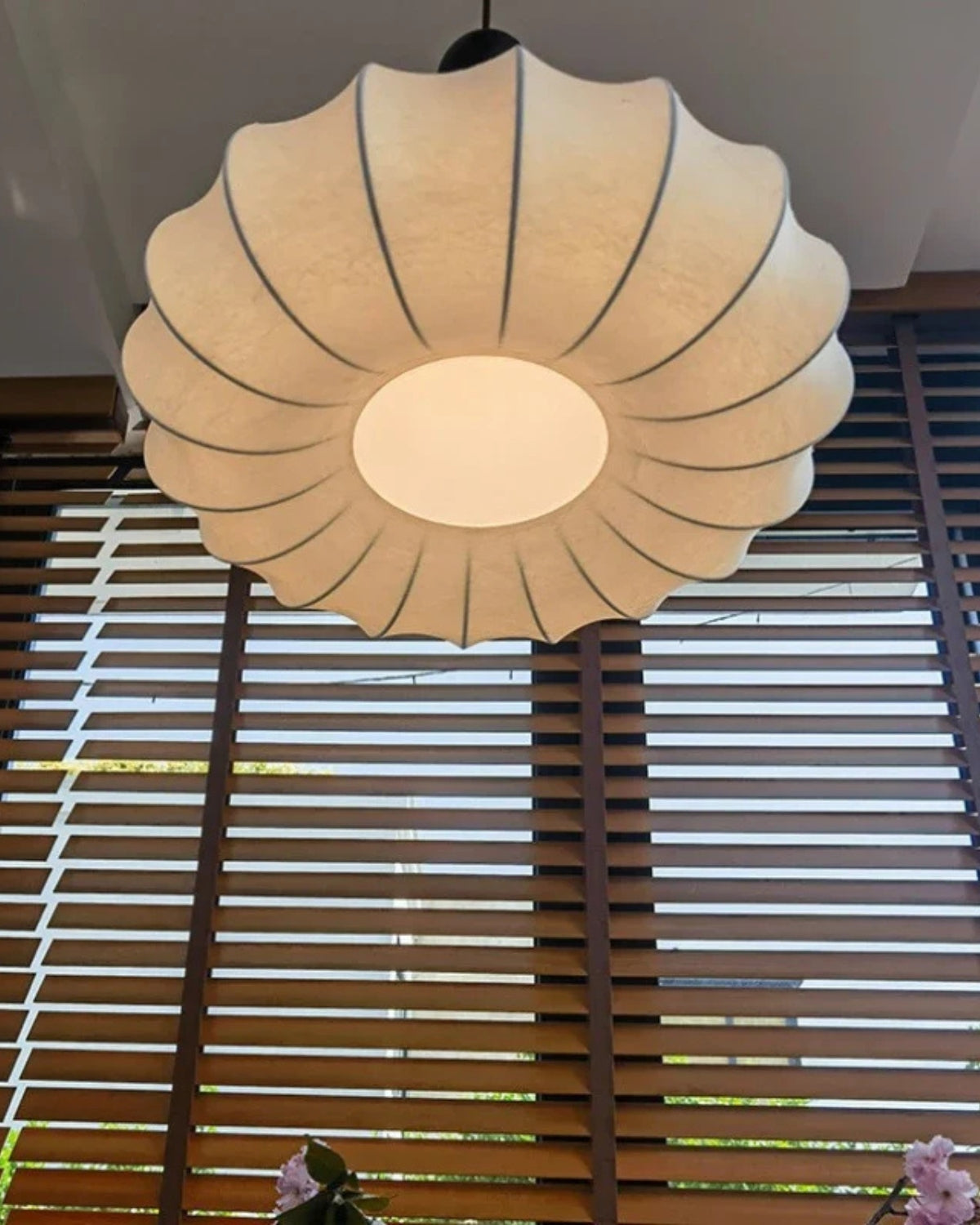 Silk Table Lamp with Warm Soft Light
