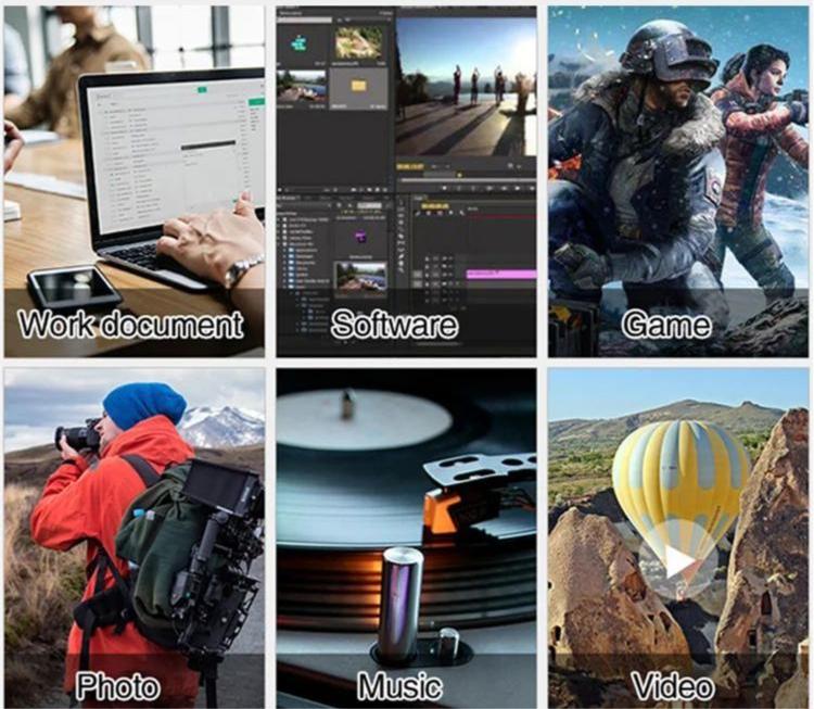 1TB Portable External Hard Drive with USB 3.0 Fast Transfer
