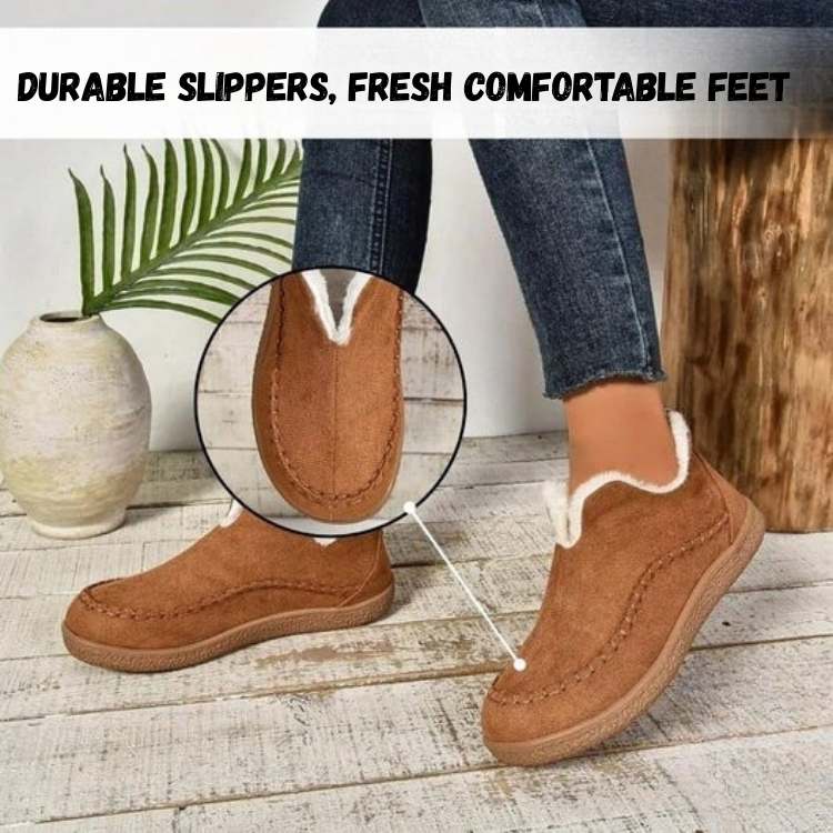 Orthopedic Non-Slip Barefoot Slippers for Comfort and Warmth