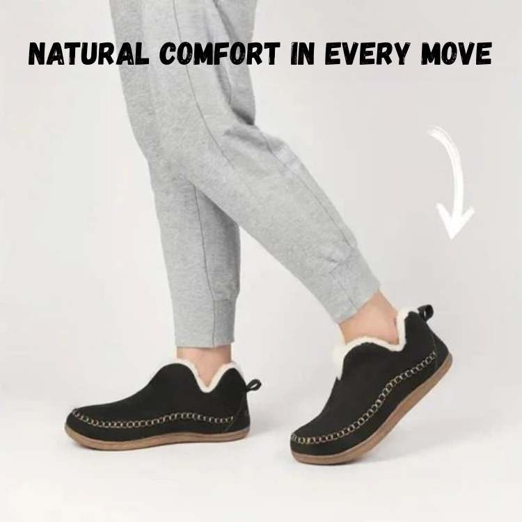 Orthopedic Non-Slip Barefoot Slippers for Comfort and Warmth