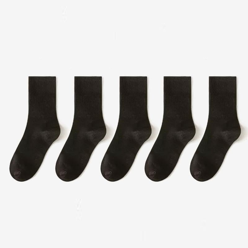 Soft Combed Cotton Business Socks – 5 Pairs