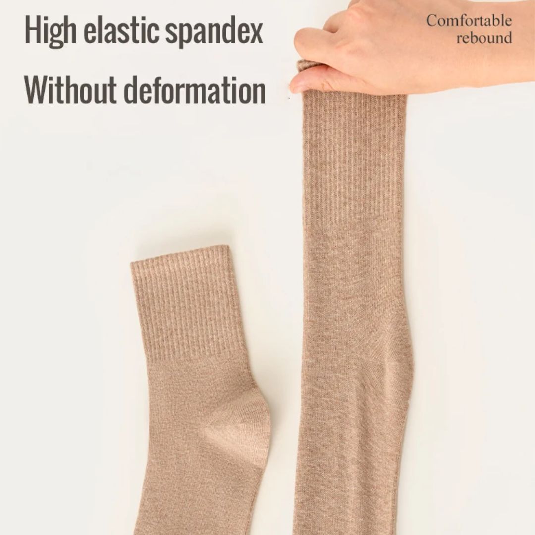 Soft Combed Cotton Business Socks – 5 Pairs