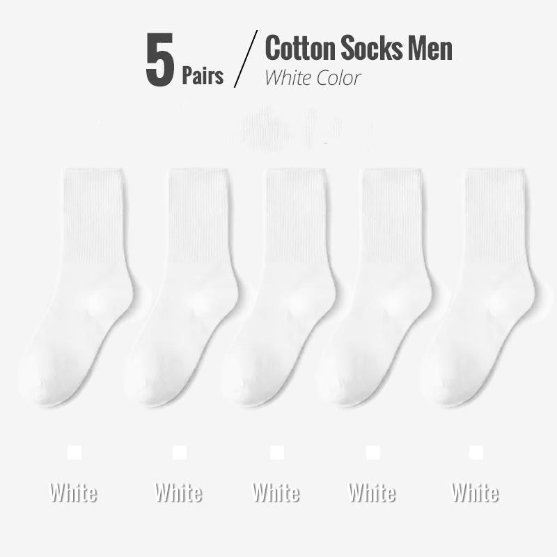 Soft Combed Cotton Business Socks – 5 Pairs