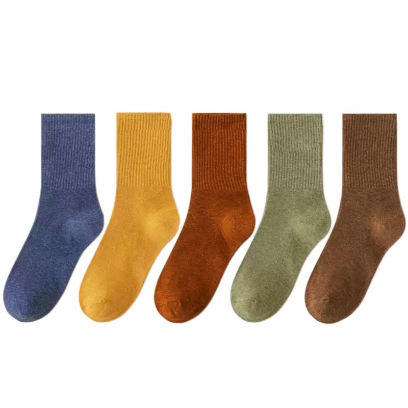 Soft Combed Cotton Business Socks – 5 Pairs