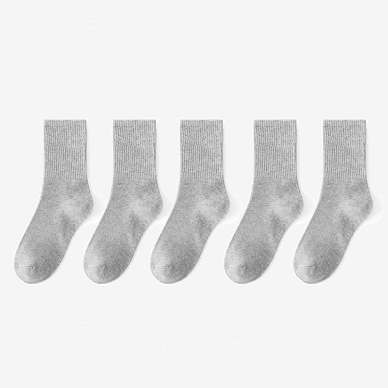Soft Combed Cotton Business Socks – 5 Pairs