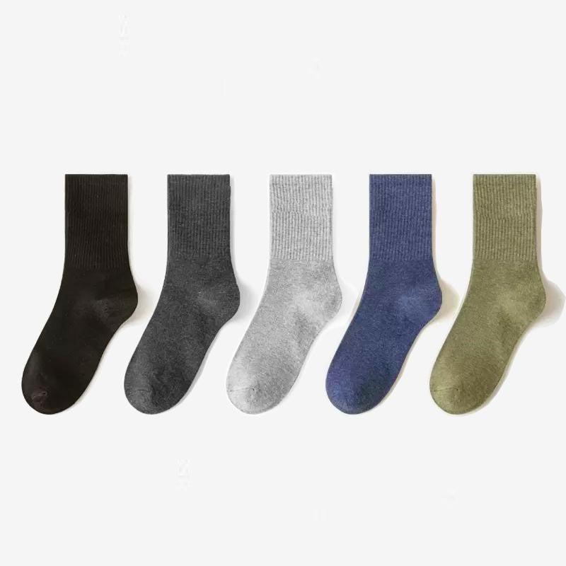 Soft Combed Cotton Business Socks – 5 Pairs