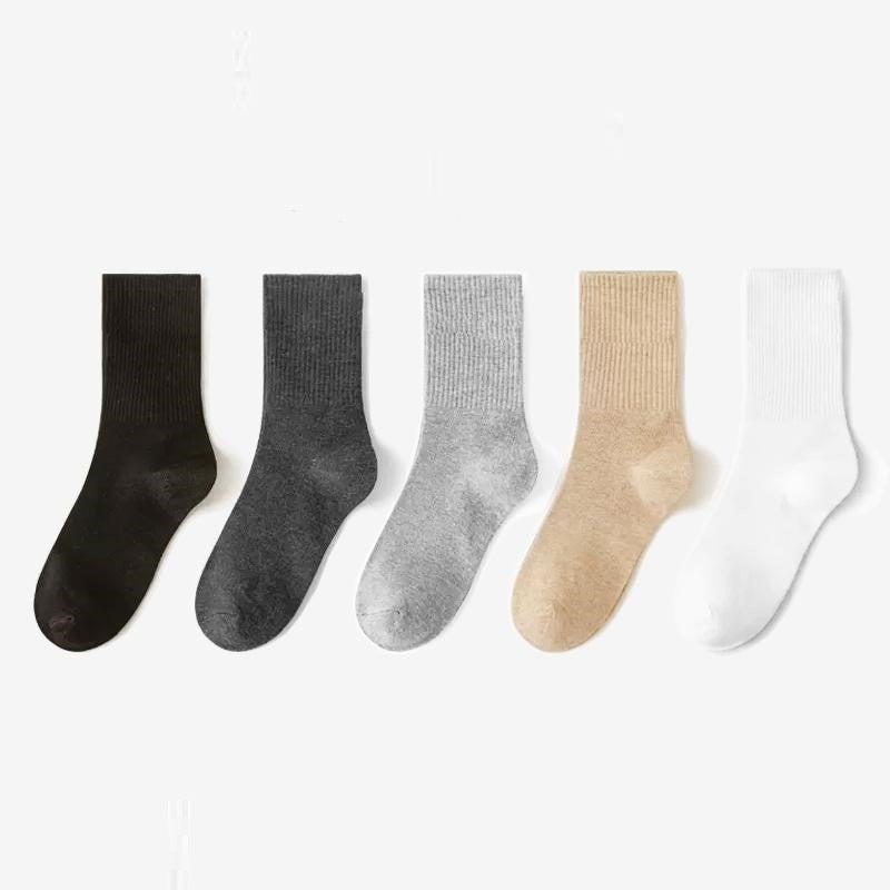 Soft Combed Cotton Business Socks – 5 Pairs
