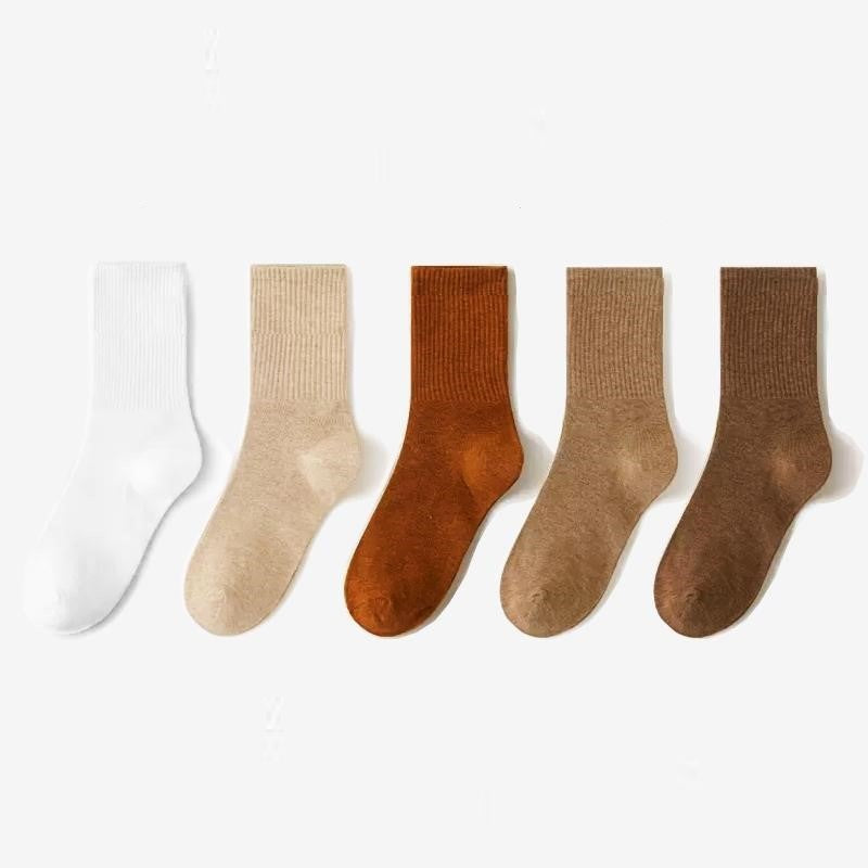 Soft Combed Cotton Business Socks – 5 Pairs