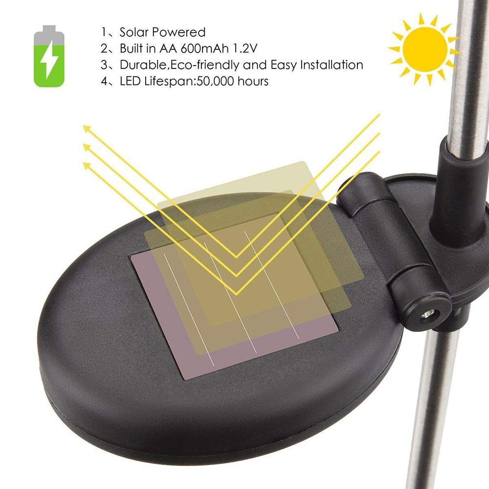 Solar Garden Lights - Colorful Dragonfly, Butterfly, and Bird Designs