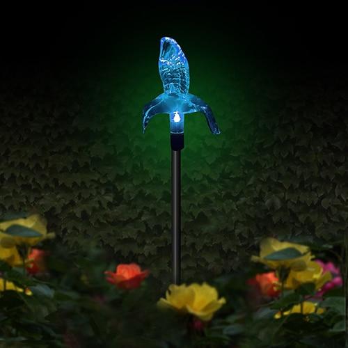 Solar Garden Lights - Colorful Dragonfly, Butterfly, and Bird Designs