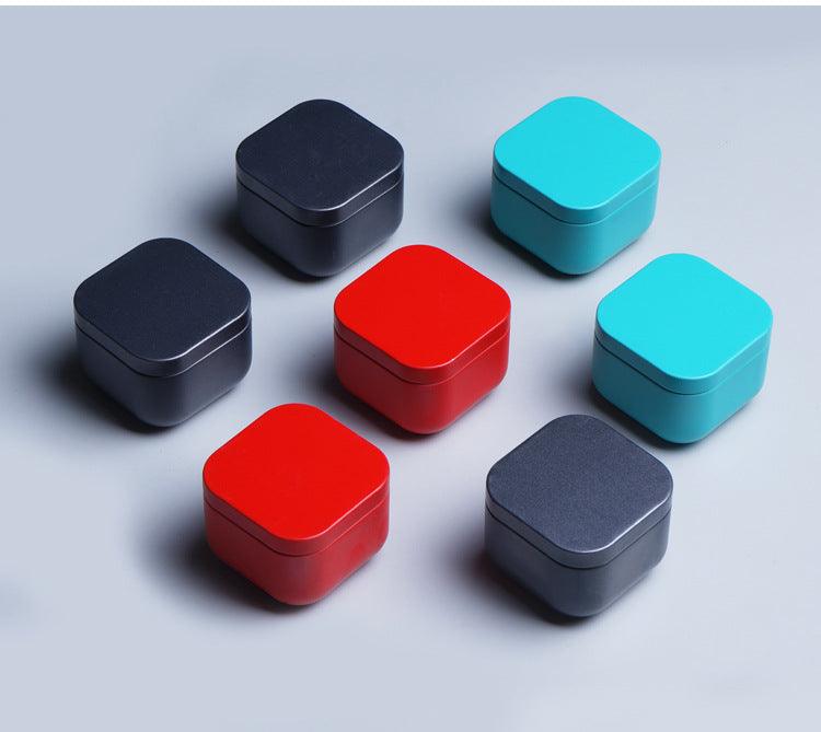 Colorful Metal Storage Box for Tea, Candy, and Pills