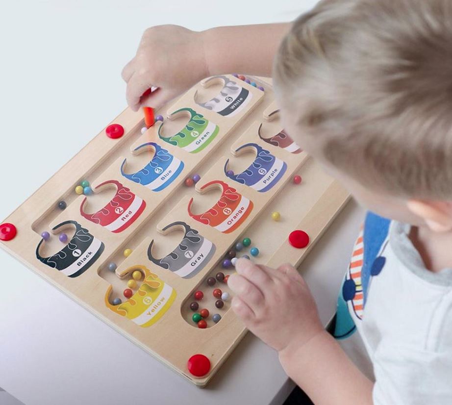 Magnetic Color Learning Maze Toy for Kids