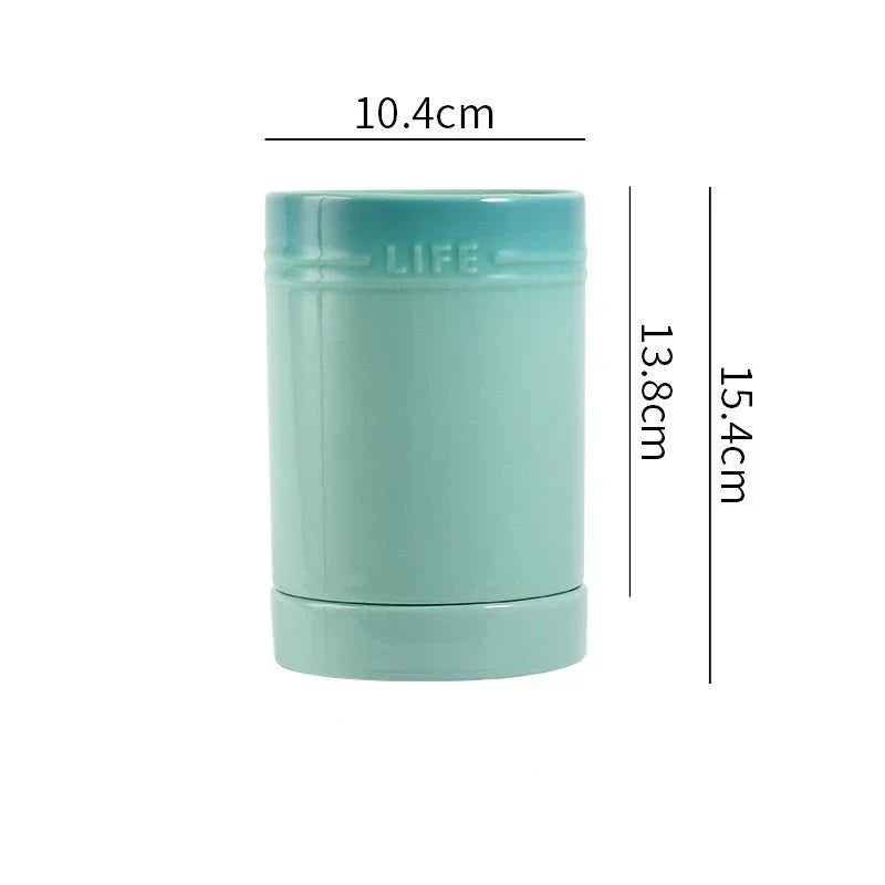 Colorful Ceramic Kitchen Utensil Organizer