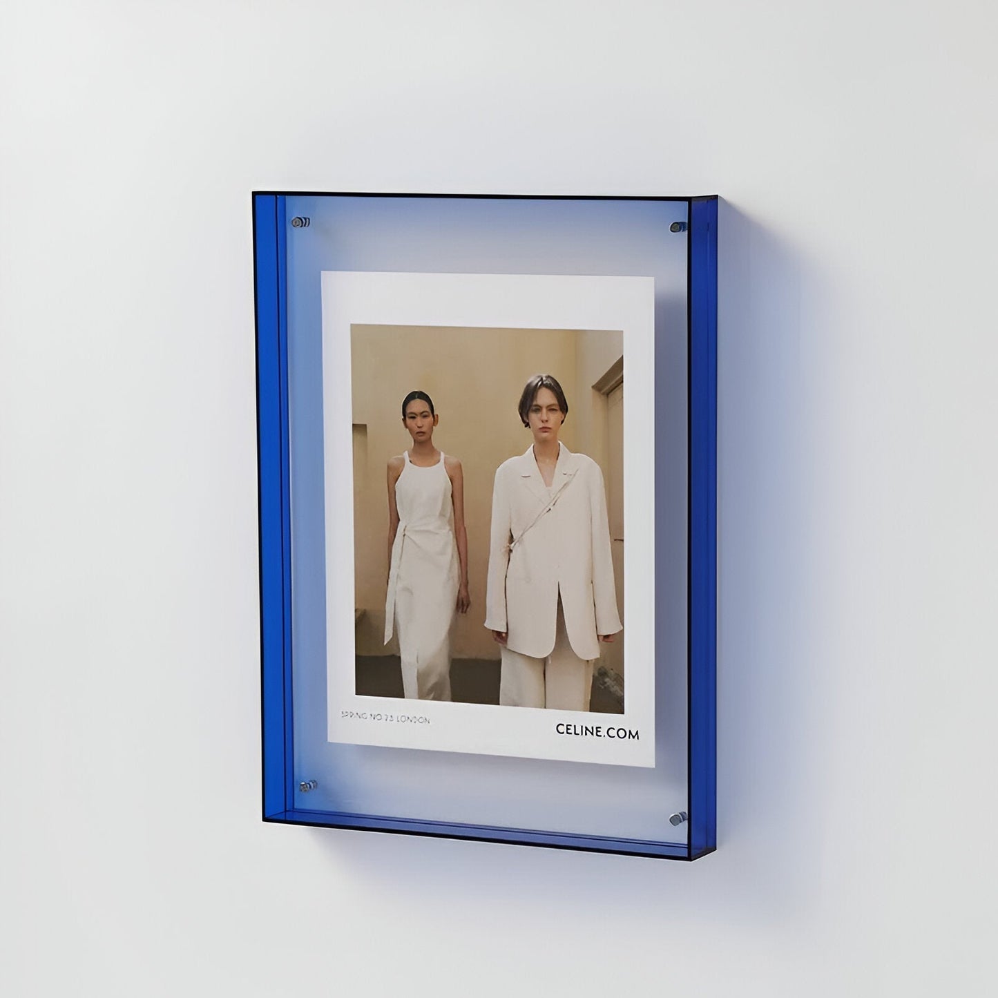 Transparent Acrylic Photo Frame in Modern Minimalist Design