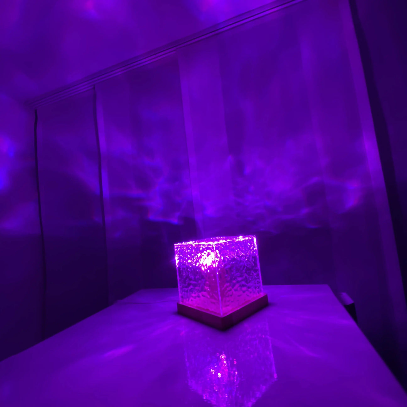 Colour Changing Crystal Table Lamp with Remote Control