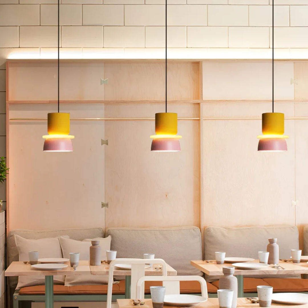 Colorful Macaron LED Pendant Light