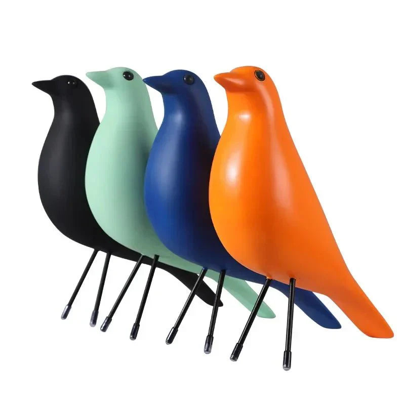 Colorful Resin Dove Birdhouse Ornament