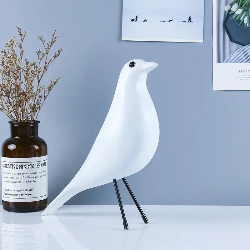 Colorful Resin Dove Birdhouse Ornament