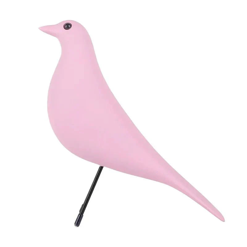 Colorful Resin Dove Birdhouse Ornament