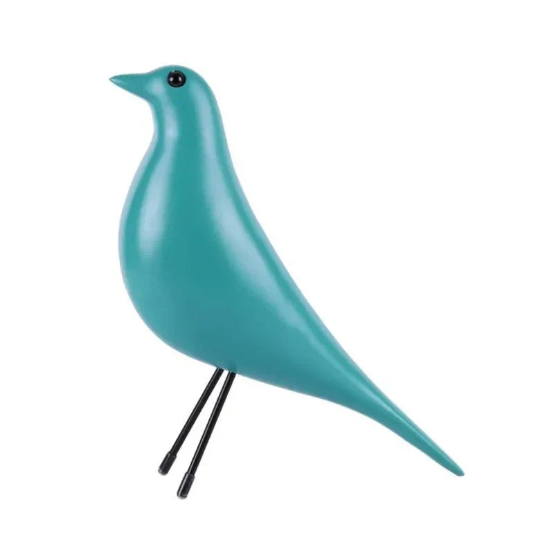 Colorful Resin Dove Birdhouse Ornament