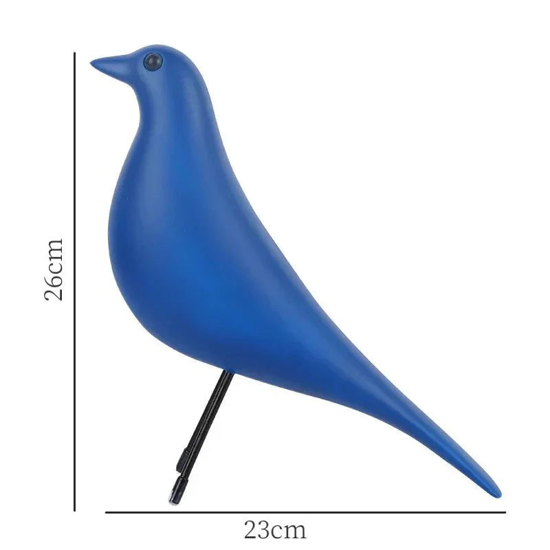 Colorful Resin Dove Birdhouse Ornament