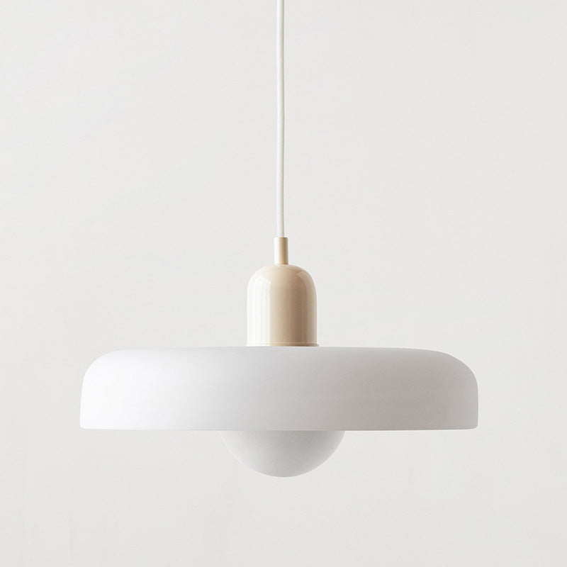 Stained Glass Pendant Lamp in Bauhaus Style