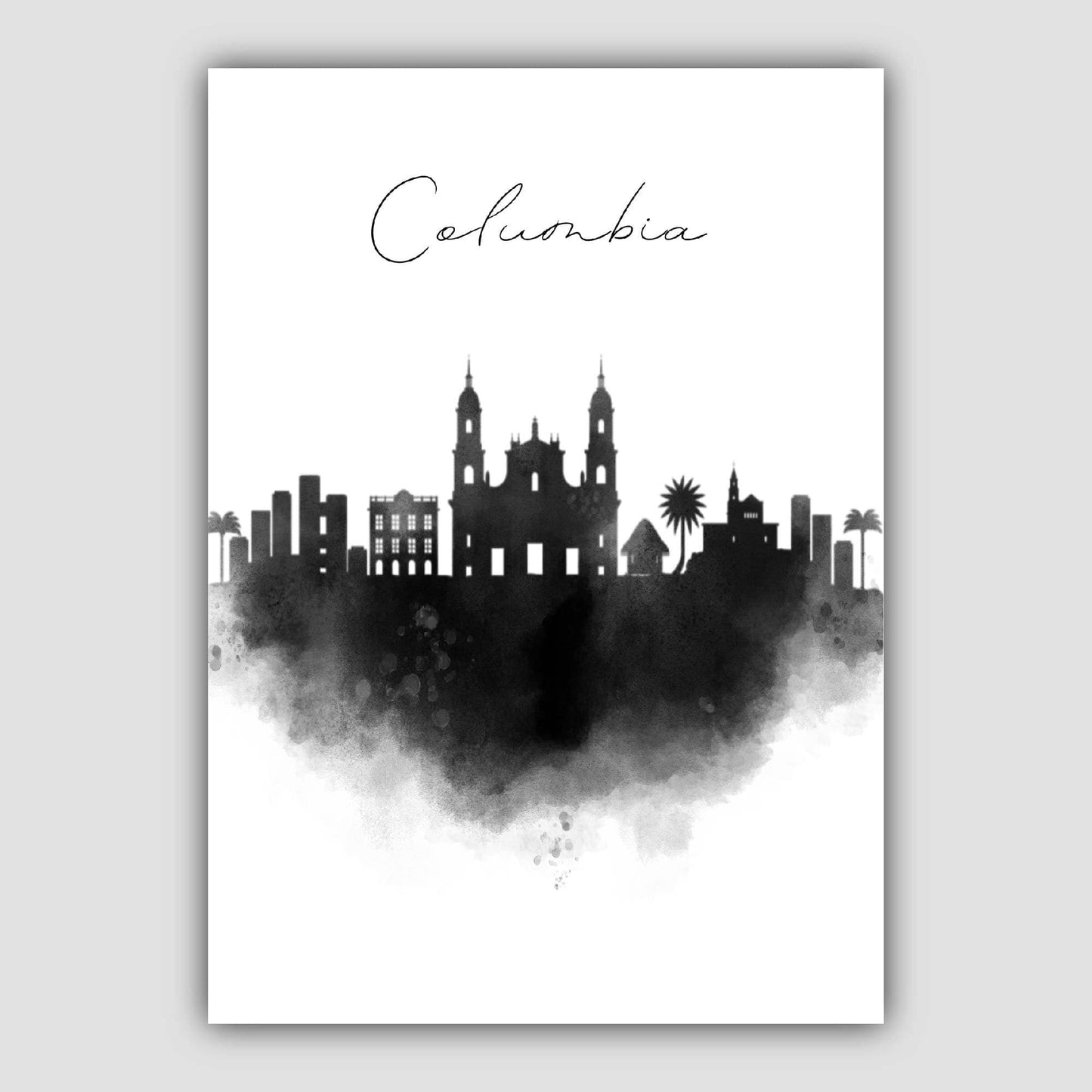 City Skyline Art Print on Premium Matte Paper