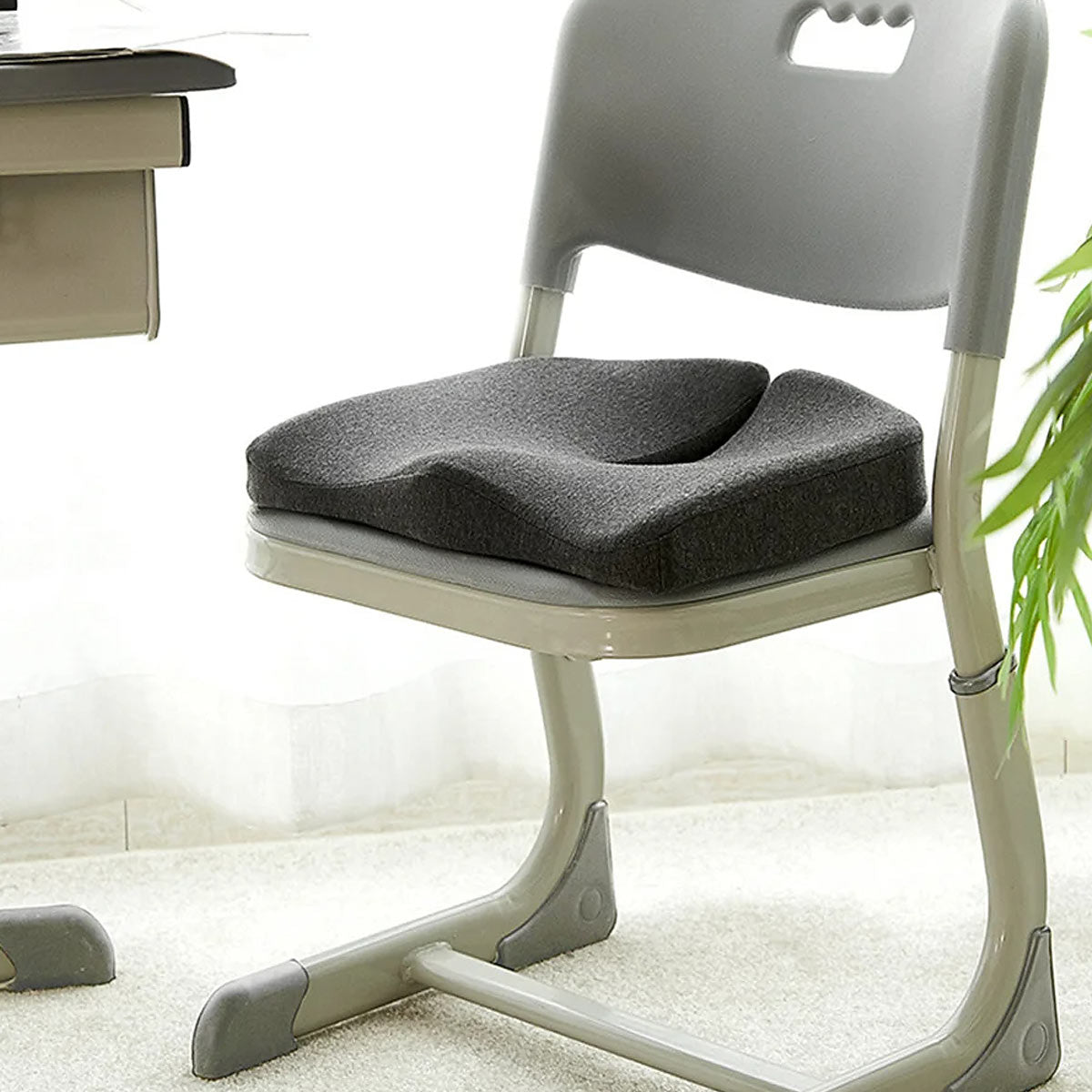 Ergonomic Memory Foam Seat Cushion for Back Pain Relief