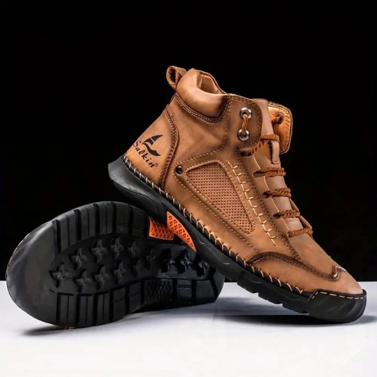 Men's Comfortable Chukka Boots with Durable Rubber Sole