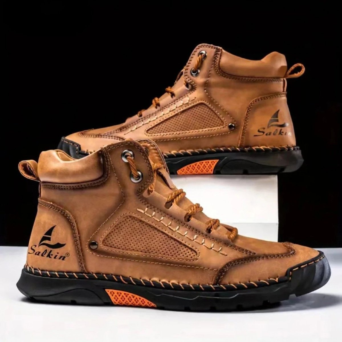 Men's Comfortable Chukka Boots with Durable Rubber Sole
