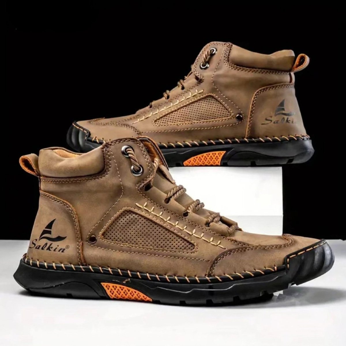 Men's Comfortable Chukka Boots with Durable Rubber Sole