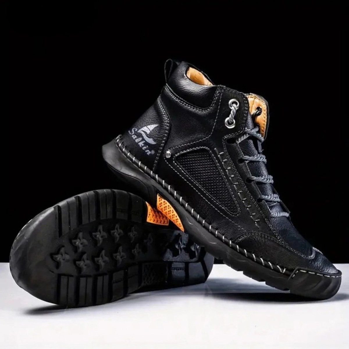 Men's Comfortable Chukka Boots with Durable Rubber Sole