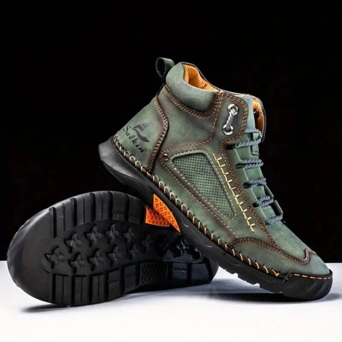 Men's Comfortable Chukka Boots with Durable Rubber Sole