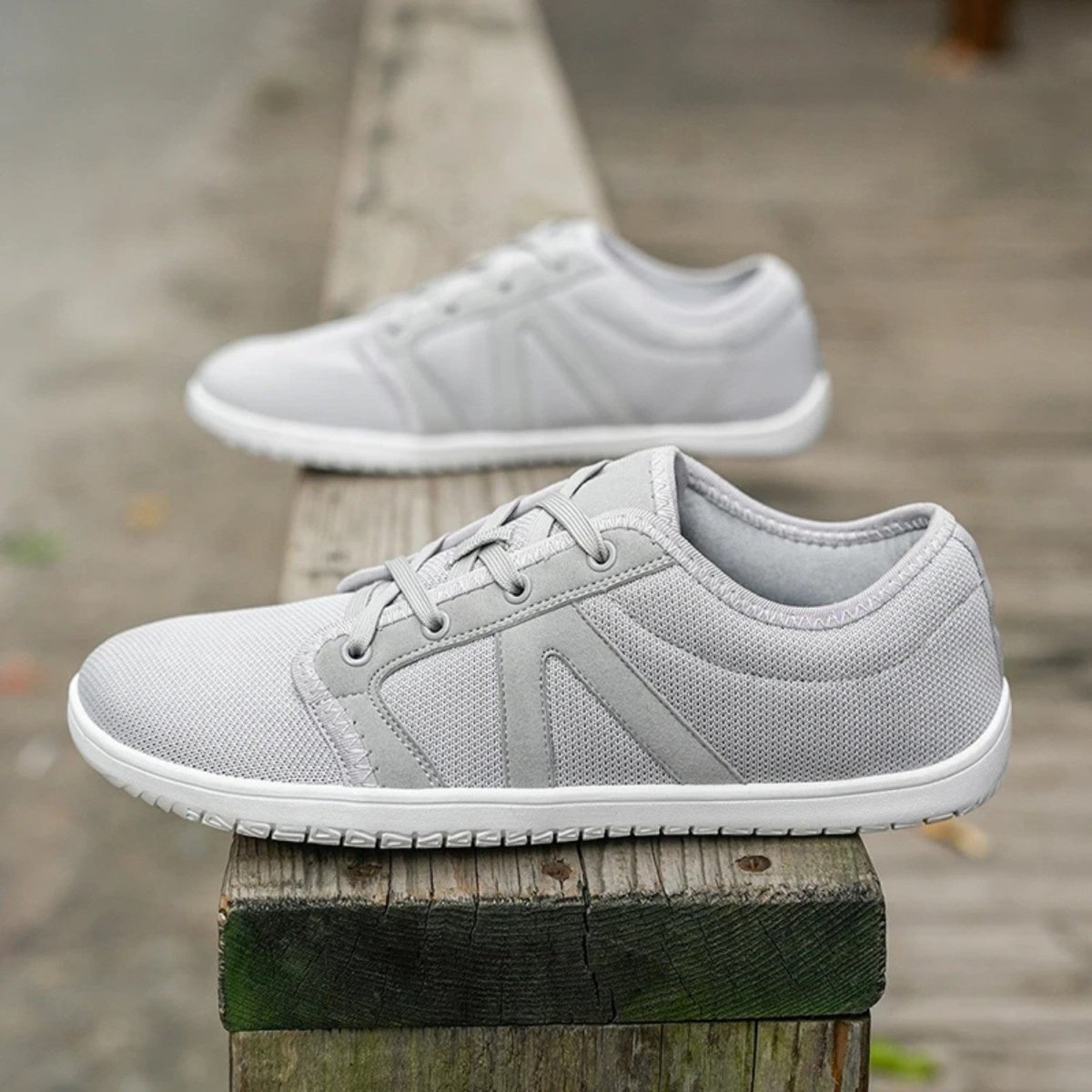 Men's Breathable Barefoot Shoes with Wide Toe Box