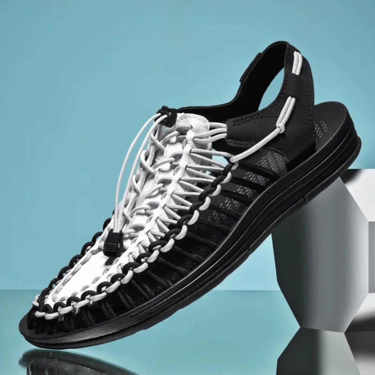 Breathable Men’s Summer Walking Shoes with Rubber Outsole