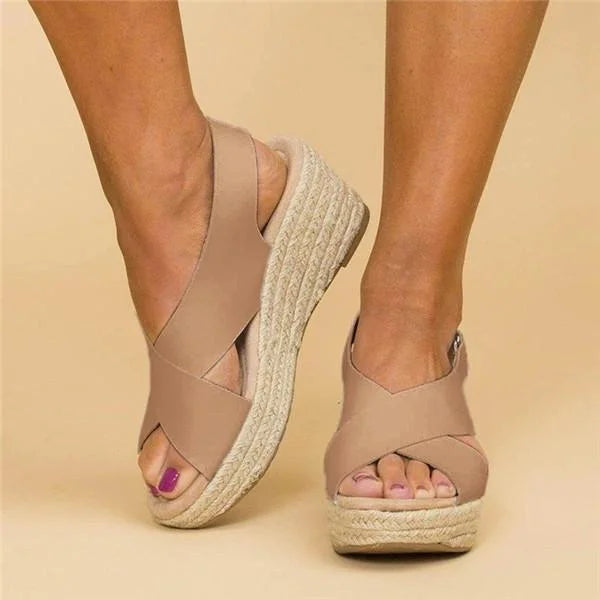Orthopedic Wedge Heel Espadrilles for Women - Clara
