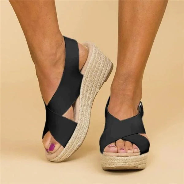 Orthopedic Wedge Heel Espadrilles for All-Day Comfort