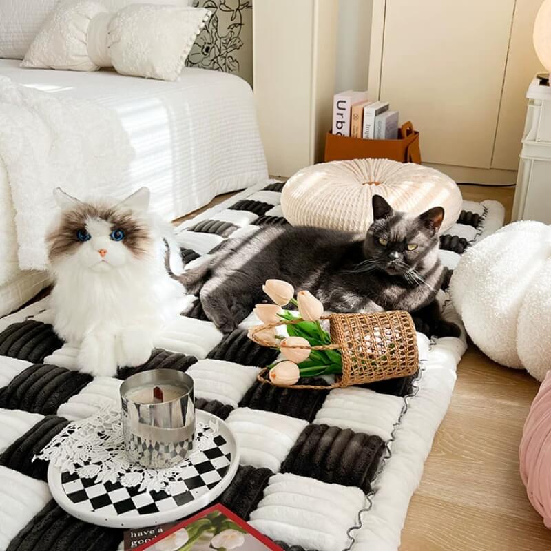 Premium Polypropylene-Cotton Sofa Cover with Anti-Slip Base