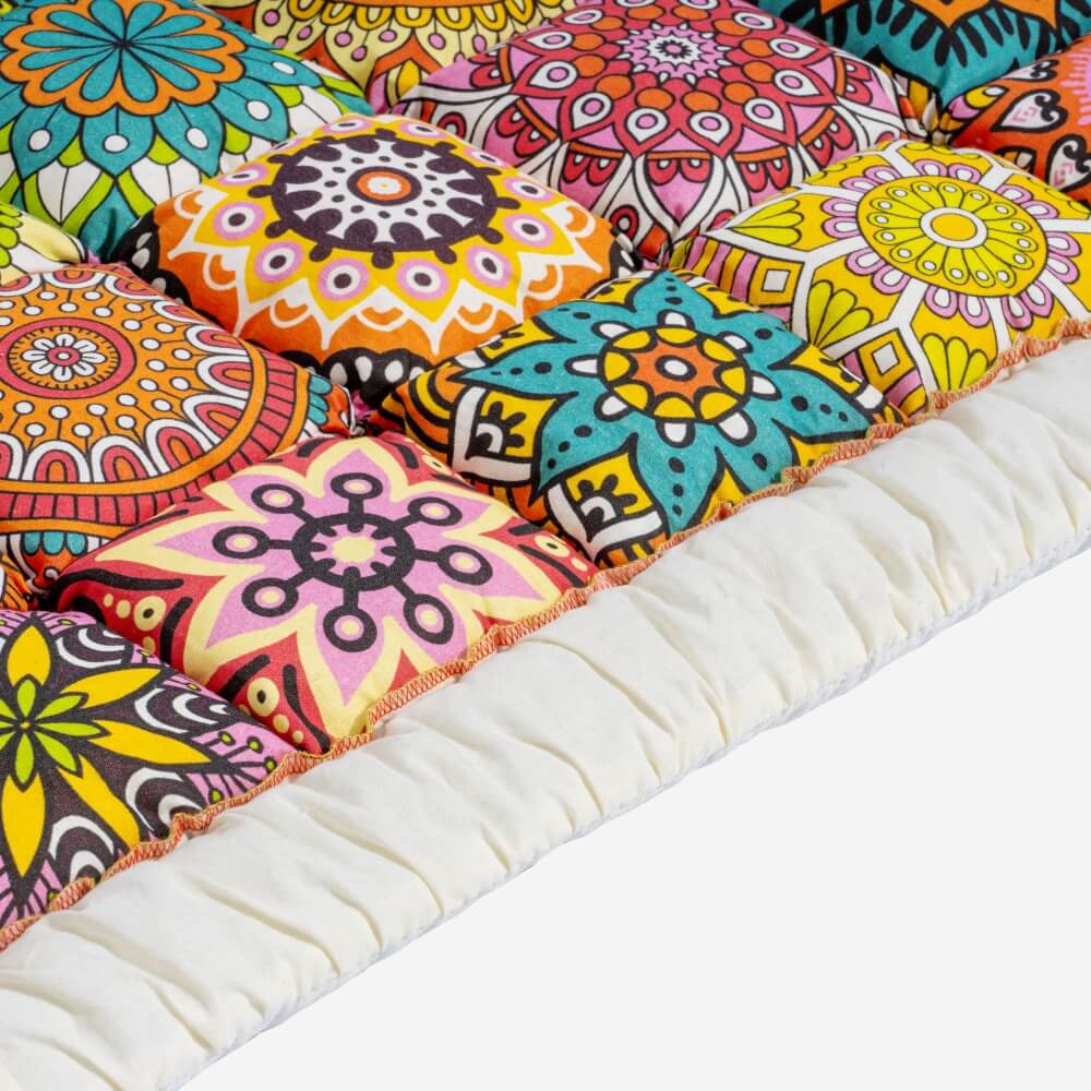 Premium Polypropylene-Cotton Sofa Cover with Anti-Slip Base