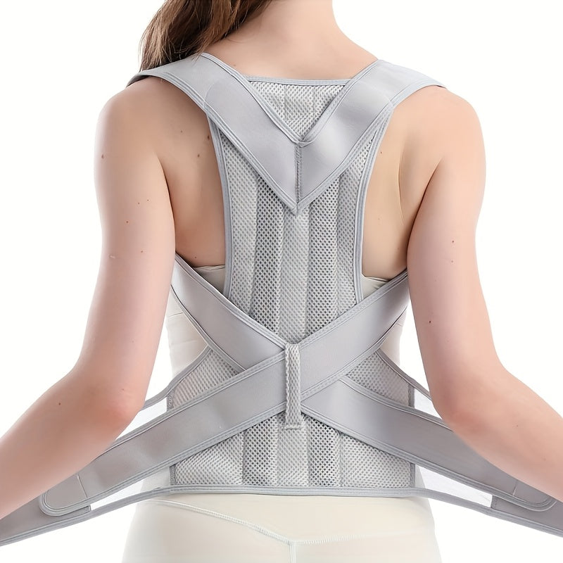 Pressure-Relieving Back Support with Knitted Neoprene Design