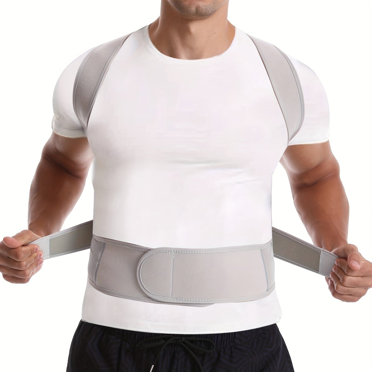 Pressure-Relieving Back Support with Knitted Neoprene Design