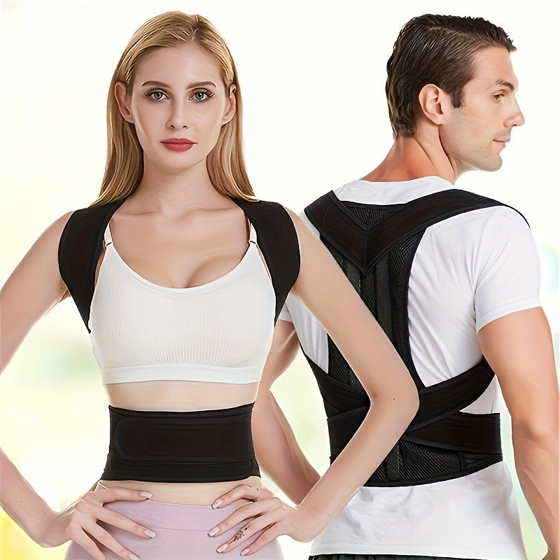 Pressure-Relieving Back Support with Knitted Neoprene Design