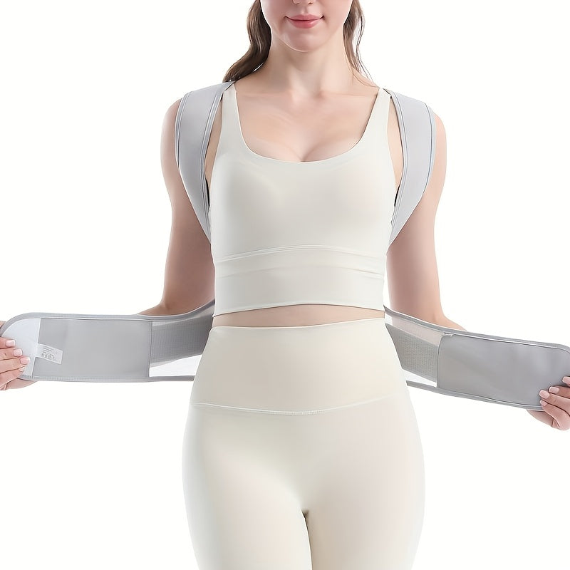 Pressure-Relieving Back Support with Knitted Neoprene Design