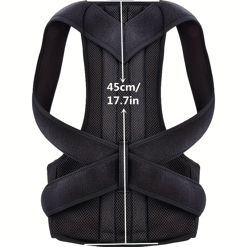 Pressure-Relieving Back Support with Knitted Neoprene Design