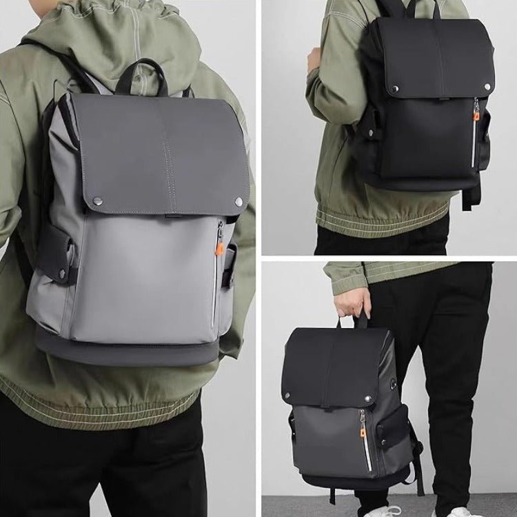 Compact Waterproof Travel Backpack with USB Charging Port