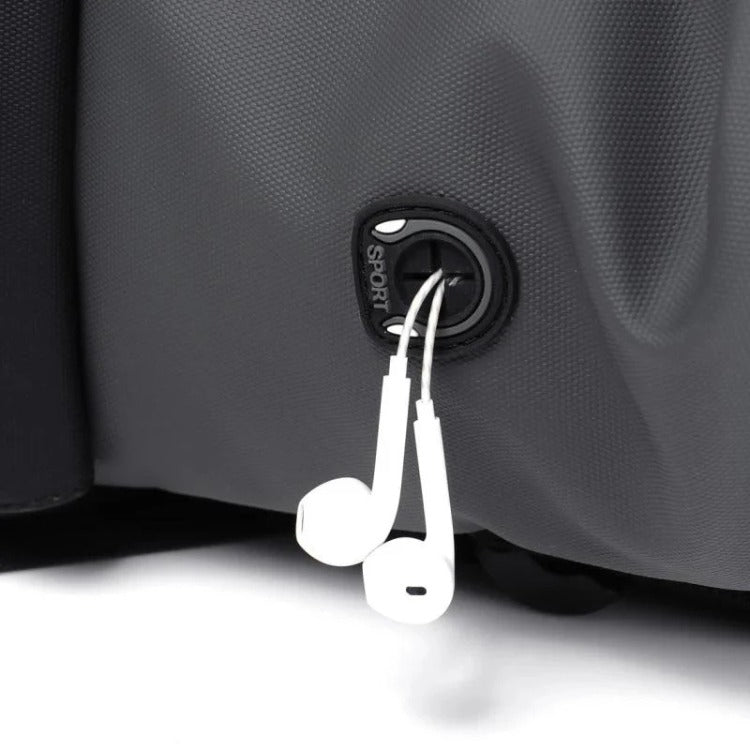 Compact Waterproof Travel Backpack with USB Charging Port