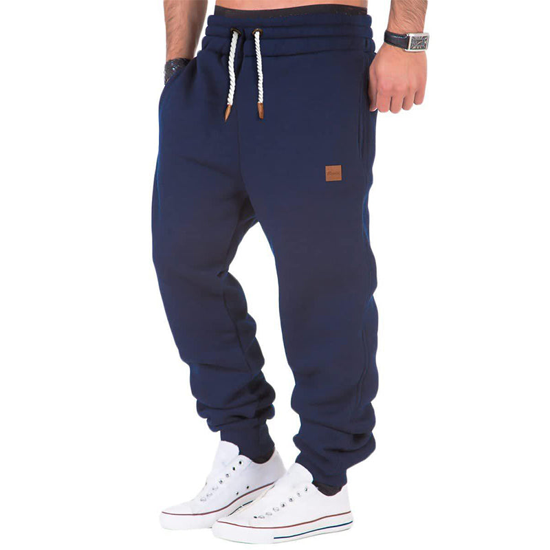 Relaxed Fit Jogging Pants with Adjustable Waist