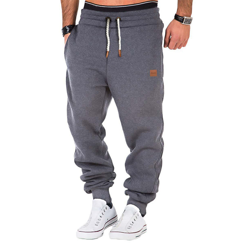 Relaxed Fit Jogging Pants with Adjustable Waist